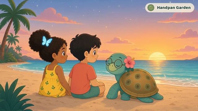 We Are One Garden video thumbnail: Lumi, Kai and Tula watching a sunset